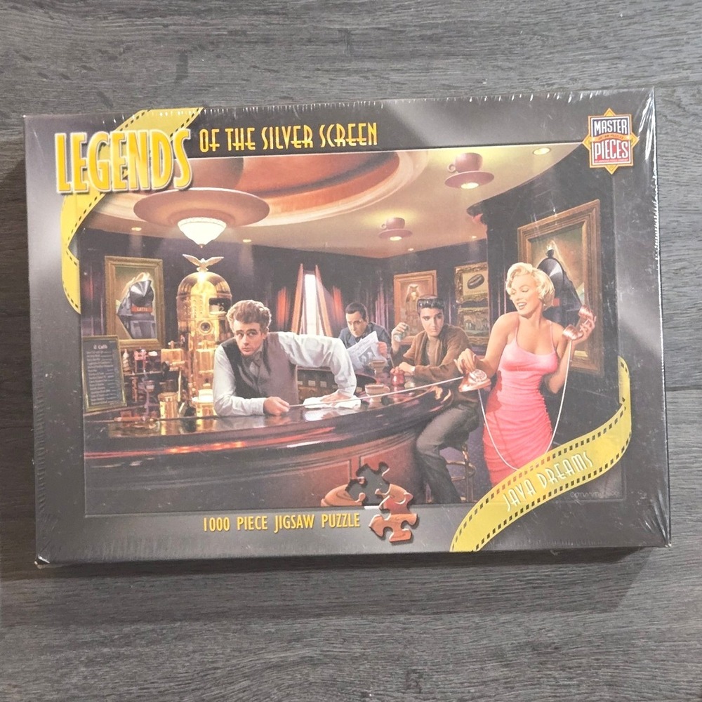 MasterPieces Legends Silver Screen Java Dreams 1000 Piece Jigsaw Puzzle